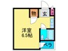 ハイツ北斗 1Rの間取り