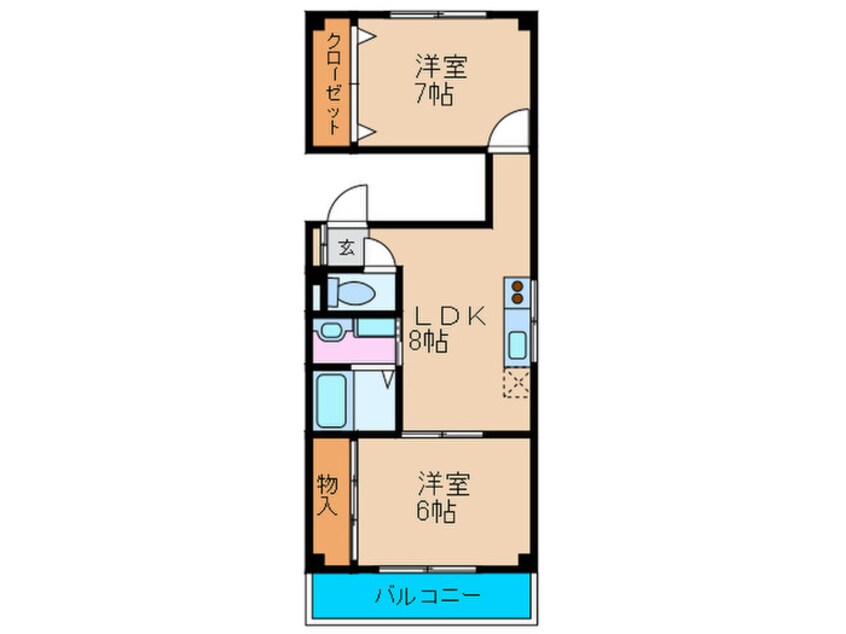 間取図 ハイムフロイデ