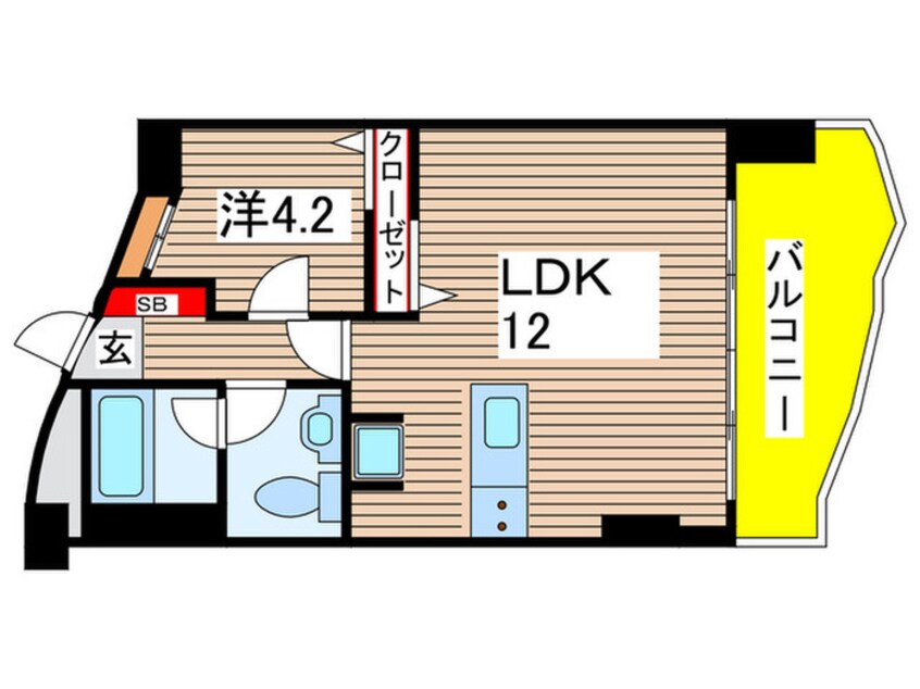 間取図 コナビレッジ２号棟