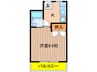 ナンノ第１２号館 1Kの間取り