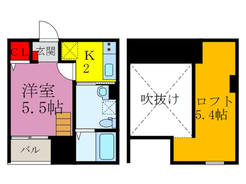 間取図 サングレイス花園