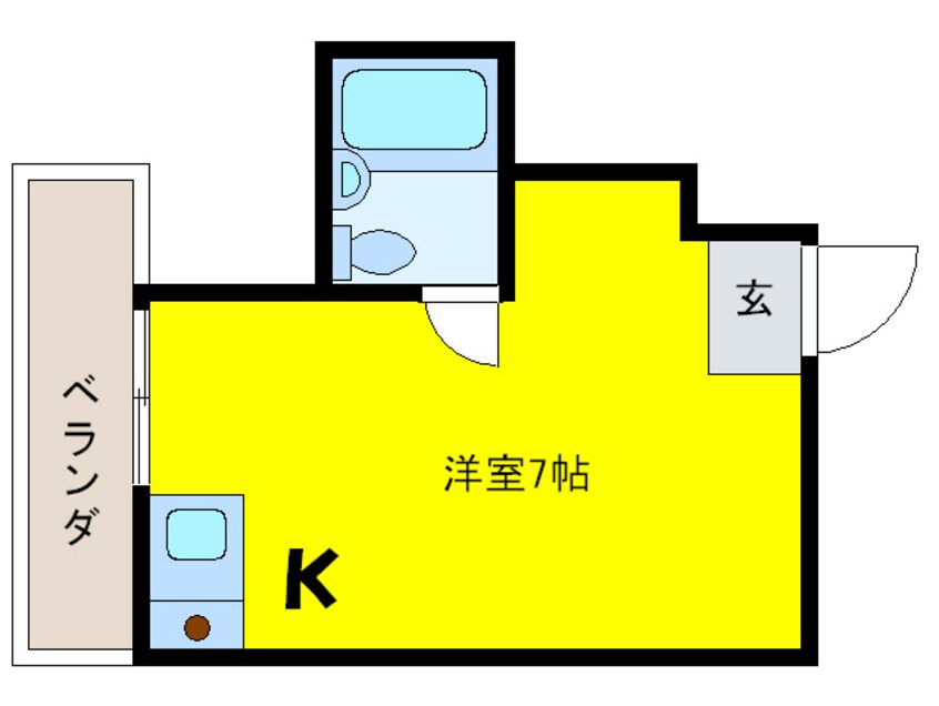間取図 ハマンション伊加賀
