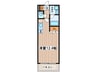 CITY　SPIRE難波WEST 1Rの間取り