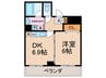 ＷＩＬＬ－２１　烏丸御池 1DKの間取り
