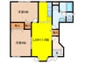 シャルマン北野Ｂ 2LDKの間取り