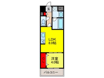 間取図 スタシオン河内山本