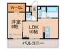 BRANSIA膳所 1LDKの間取り