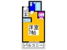 アトラスミズシマ 1Rの間取り