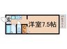 ジョリ・プレール 1Rの間取り