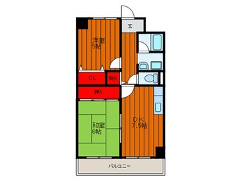 間取図 城東グリ－ンマンション（東棟）