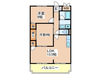 間取図 城東グリ－ンマンション（東棟）