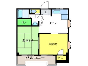 間取図 ハイクオリティ大野芝