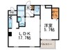 アンフィニⅩ 1LDKの間取り