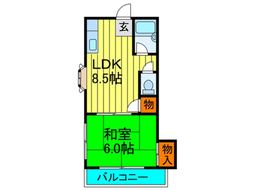 間取図 メーベルハイツ