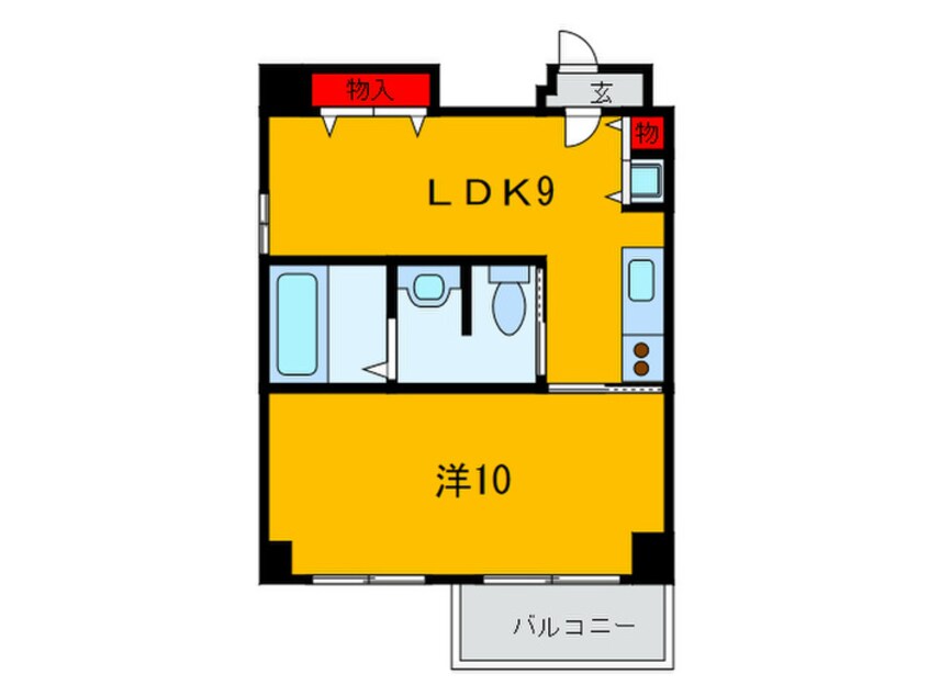 間取図 ブランカ堺東