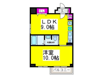 間取図 ブランカ堺東