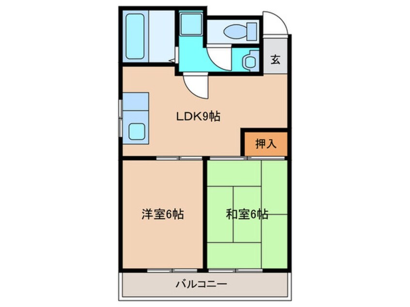 間取図 西明石ロイヤルハイツ