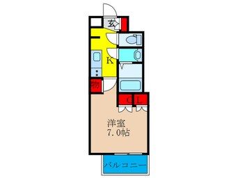 間取図 アルティザ淡路駅東