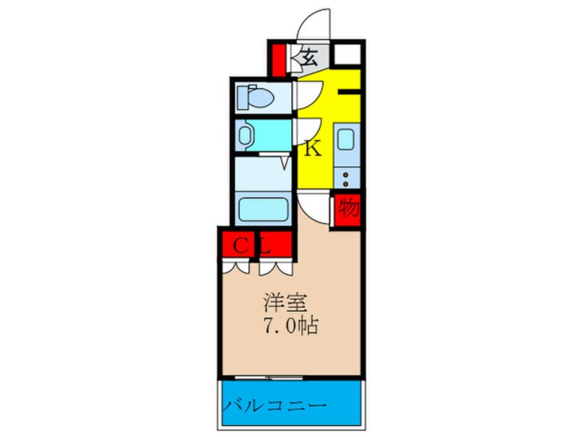 間取図 アルティザ淡路駅東