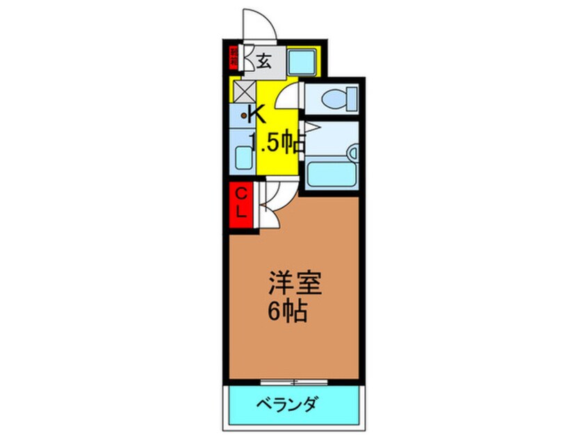 間取図 ｳｨﾀﾞｰﾎｰﾙ23