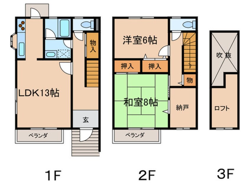 間取図 菅原貸家