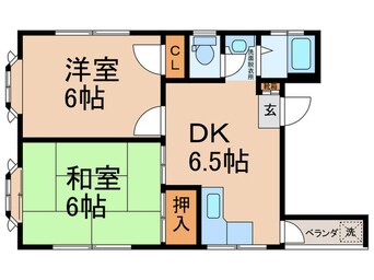 間取図 ハイツ日殖