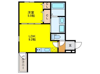 間取図 フジパレス松ノ浜