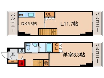間取図 クロ－ネ表町