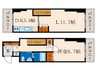 クロ－ネ表町 1LDKの間取り