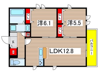 間取図 ヘーベルメゾン武庫之荘