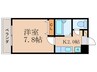 サンセール加藤Ⅰ 1Kの間取り