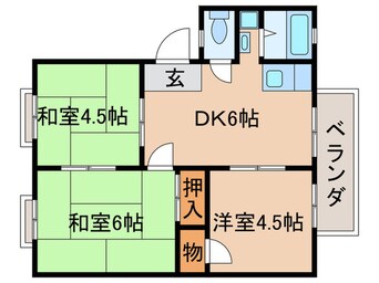 間取図 サンシティーサークルファイブ