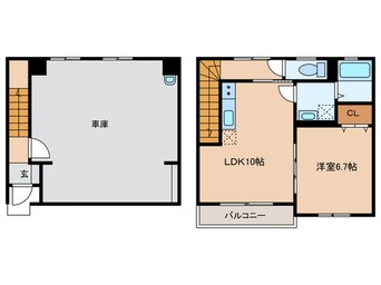 間取図 エスパース羽曳野