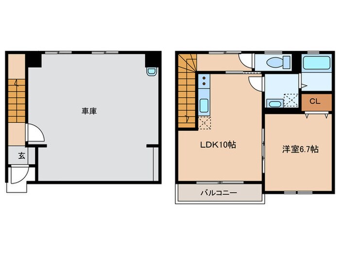 間取り図 エスパース羽曳野