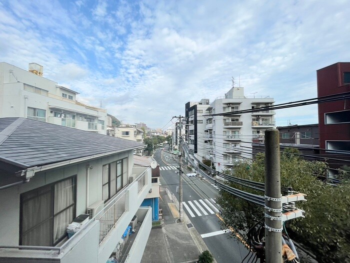 室内からの展望 中央コア