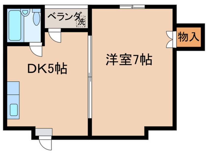 間取図 シャトー羅城門