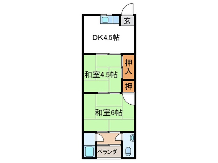 間取図 富貴ハイツ