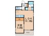 Premium　Residence Kyoto 1LDKの間取り