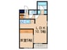 Premium　Residence Kyoto 1LDKの間取り