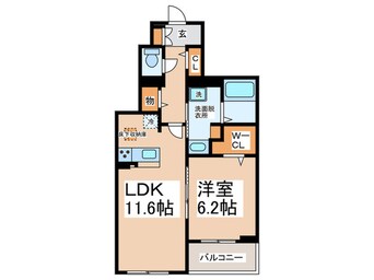 間取図 仮)メゾン　ヴォロンテ　Ⅰ