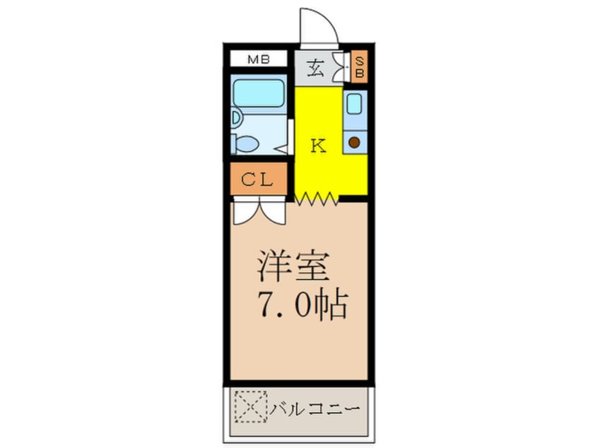 間取図 第８東昌ハイツＢ棟