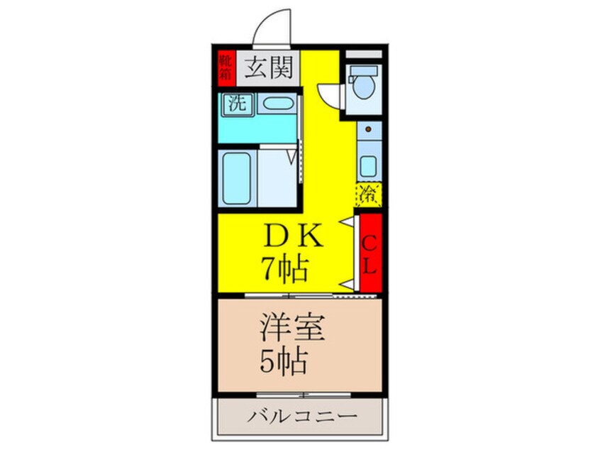 間取図 グロースコート石切駅前