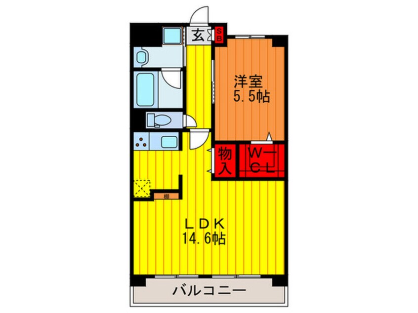 間取図 ゲートレジデンス鶴見緑地