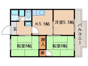 間取図 パセンテラ洛西