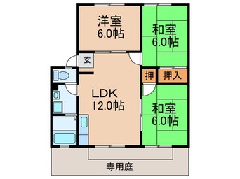間取図 パークヒル枚方Ｄ棟