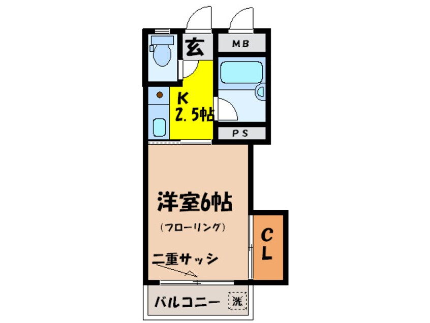 間取図 橋本ハイツ