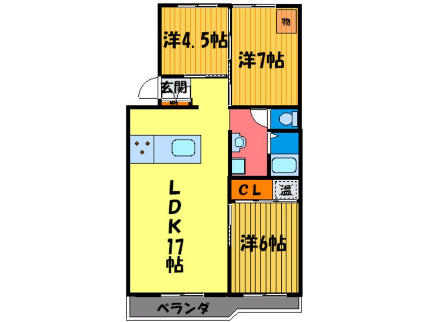 間取図 明治館吉田