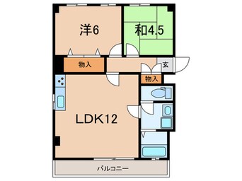 間取図 ポコアポコ本山メゾン