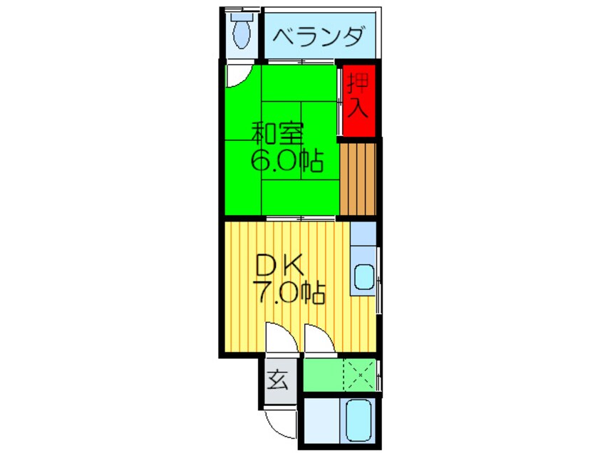 間取図 大倉ハイツ