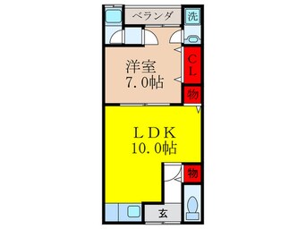 間取図 高木第二文化